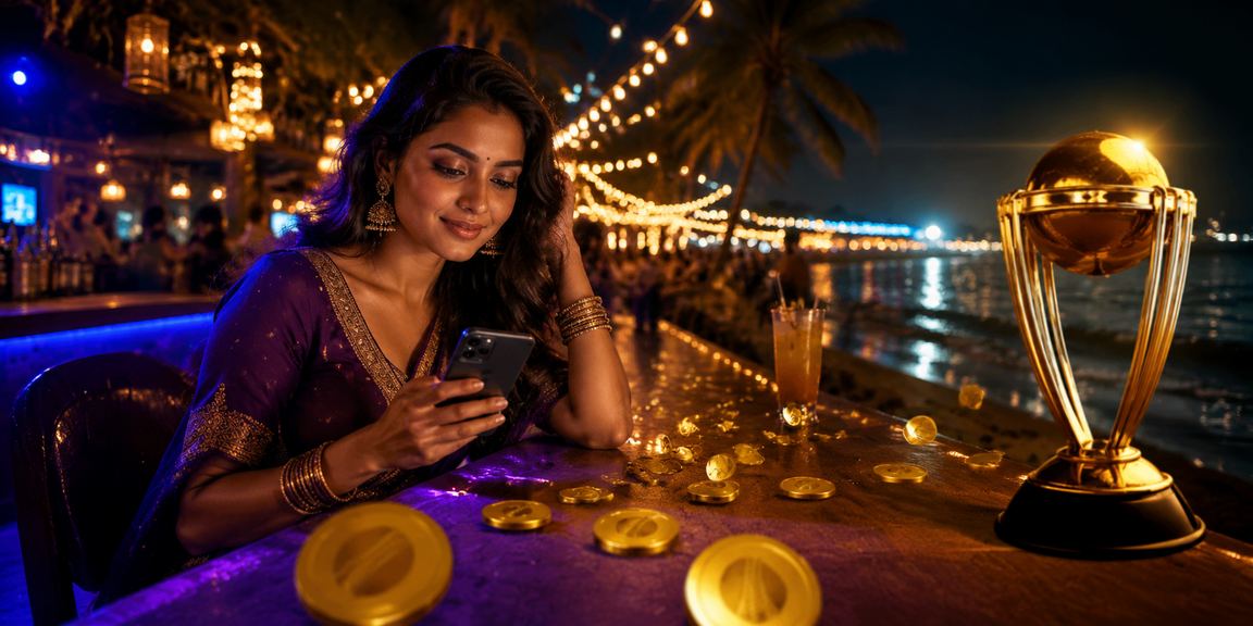 Cricket betting on beach with Teen Patti players in India
